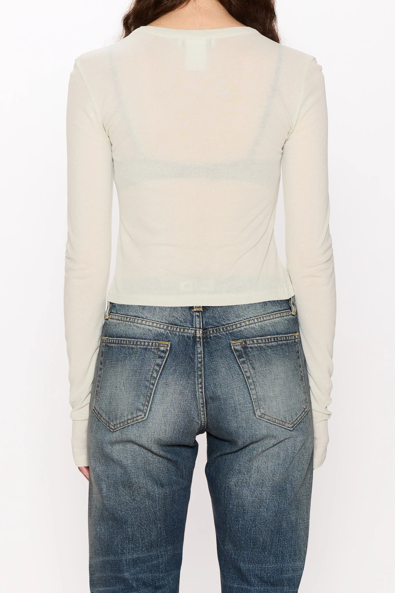 Fitted Draped Longsleeve - Image 3