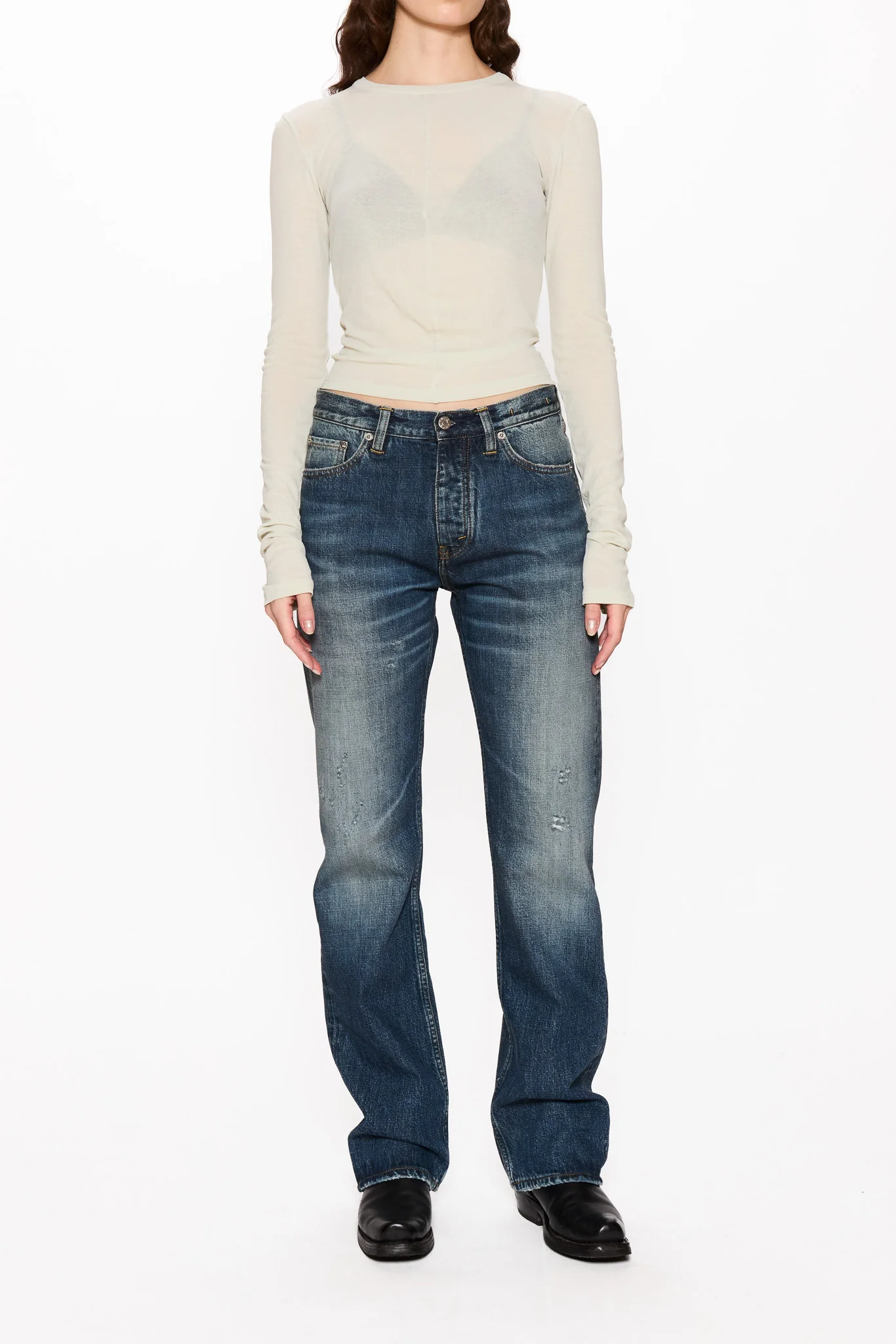 Fitted Draped Longsleeve - Image 4