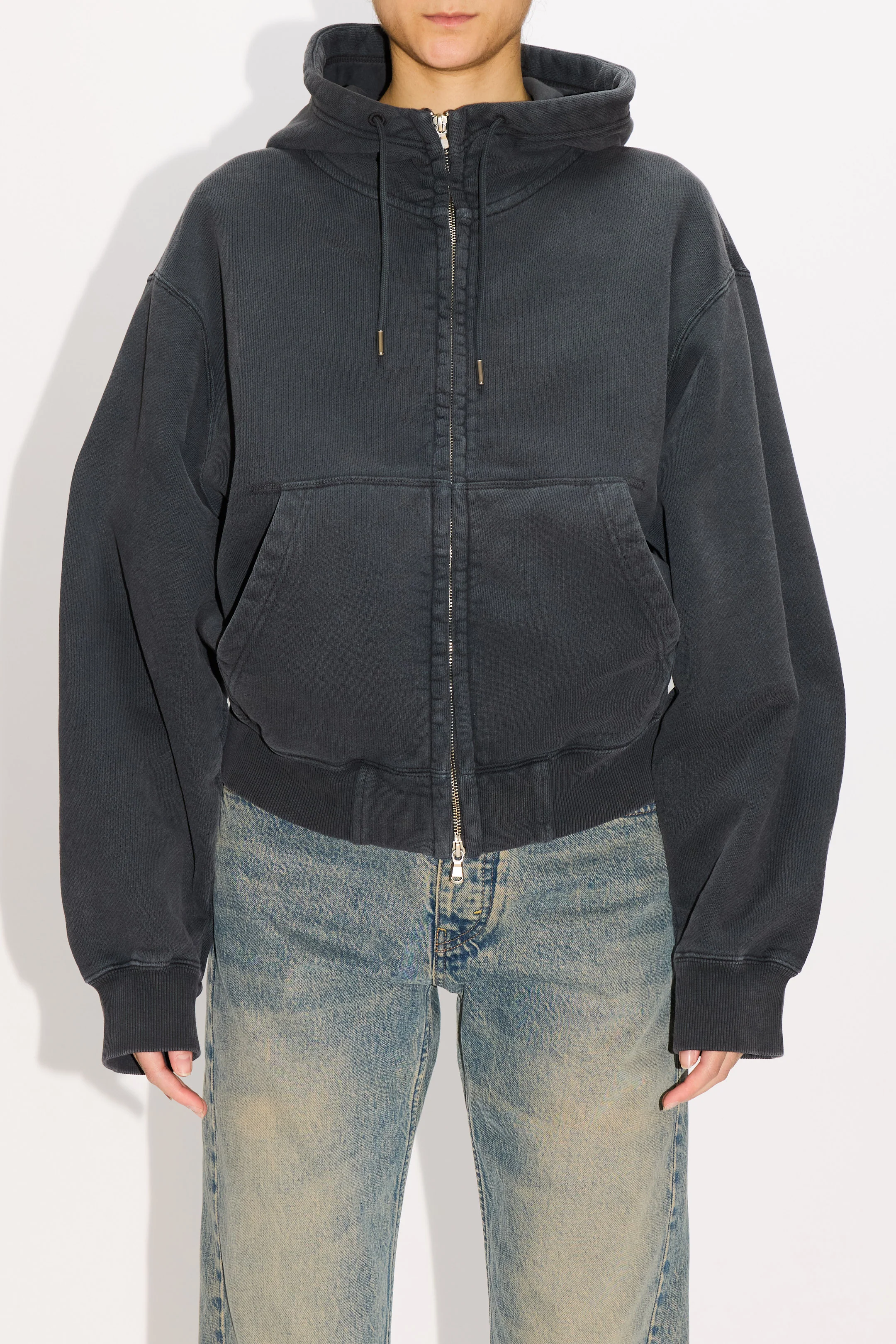 Oversized Zip-up Hoodie - Image 4