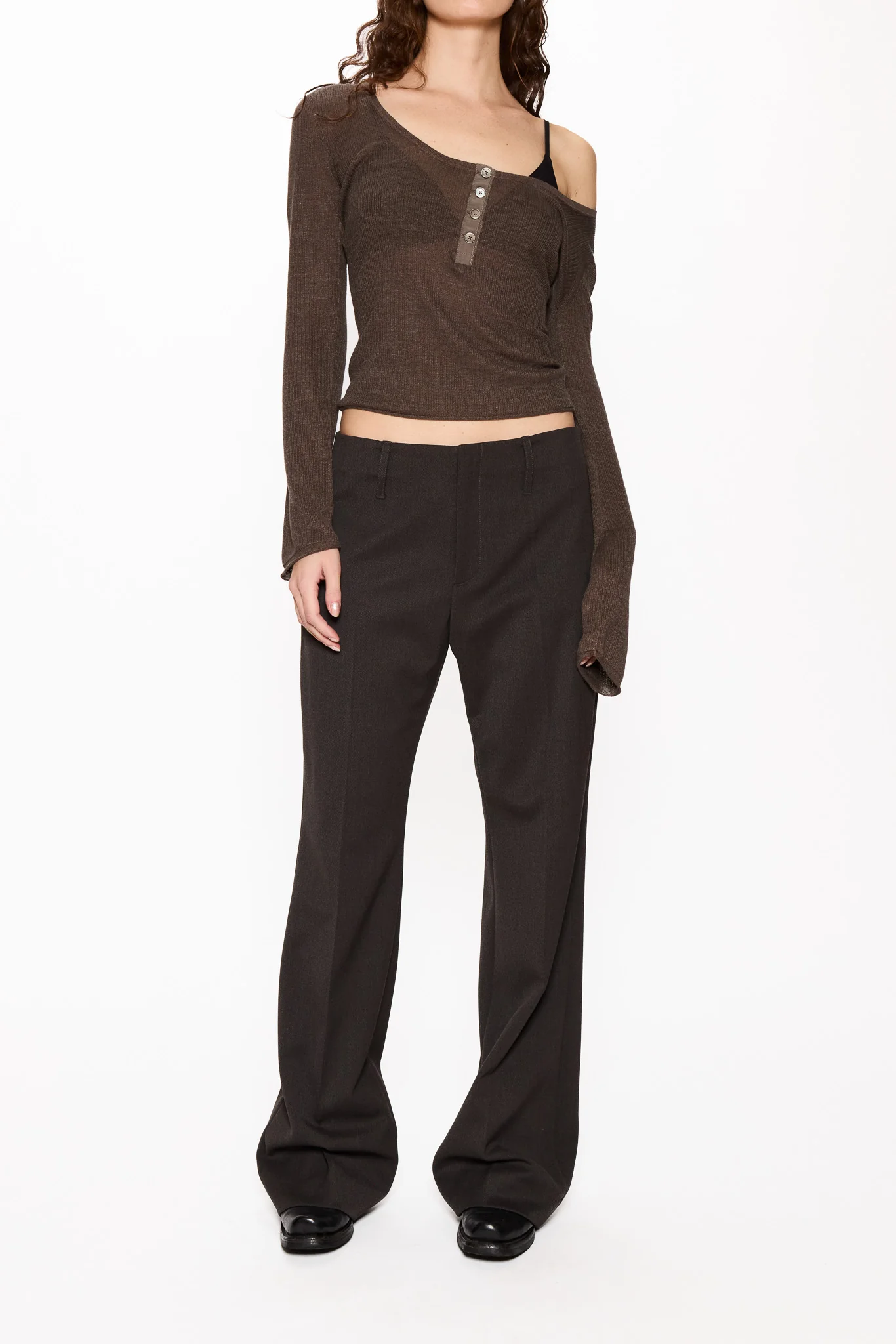 Slim Scoop Neck Top - Image 4