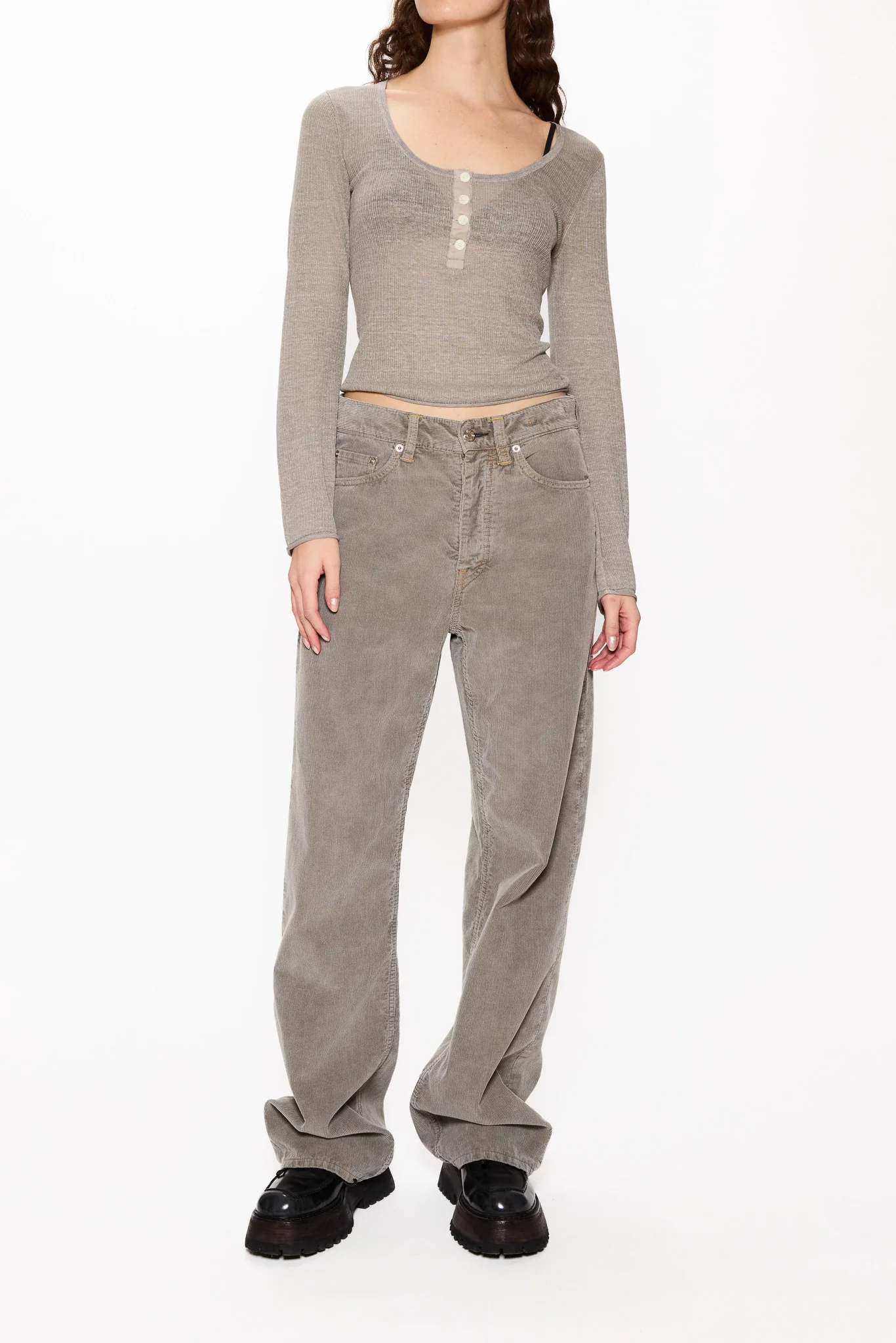 Slim Scoop Neck Top - Image 4