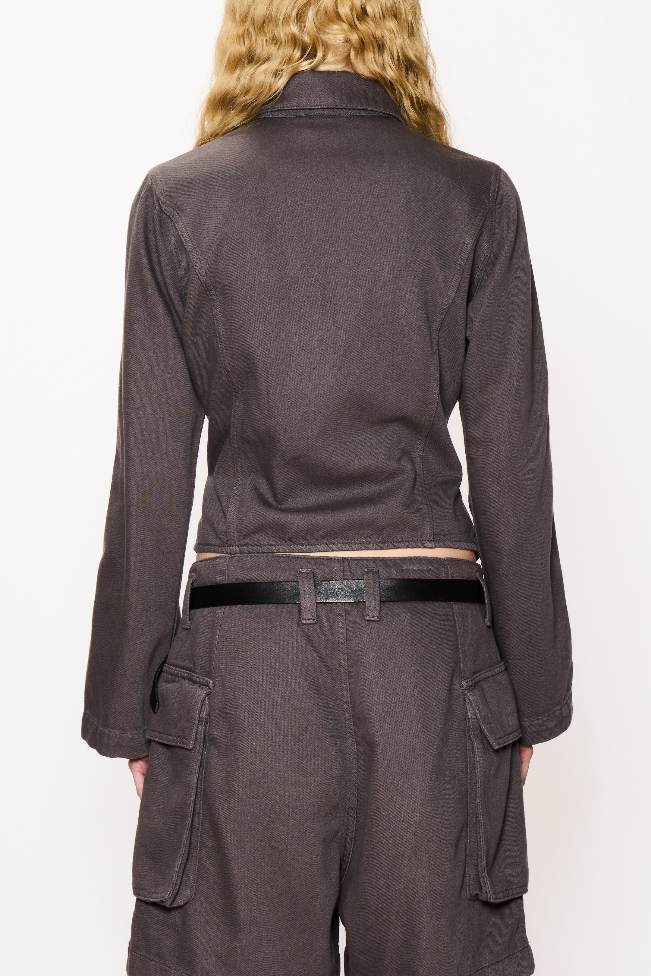 Slim Zip-Up Shirt - Image 3