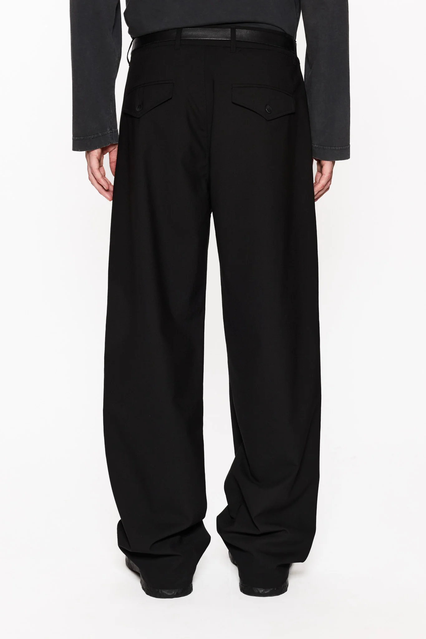 Wide-Leg Suit Trousers - Image 3