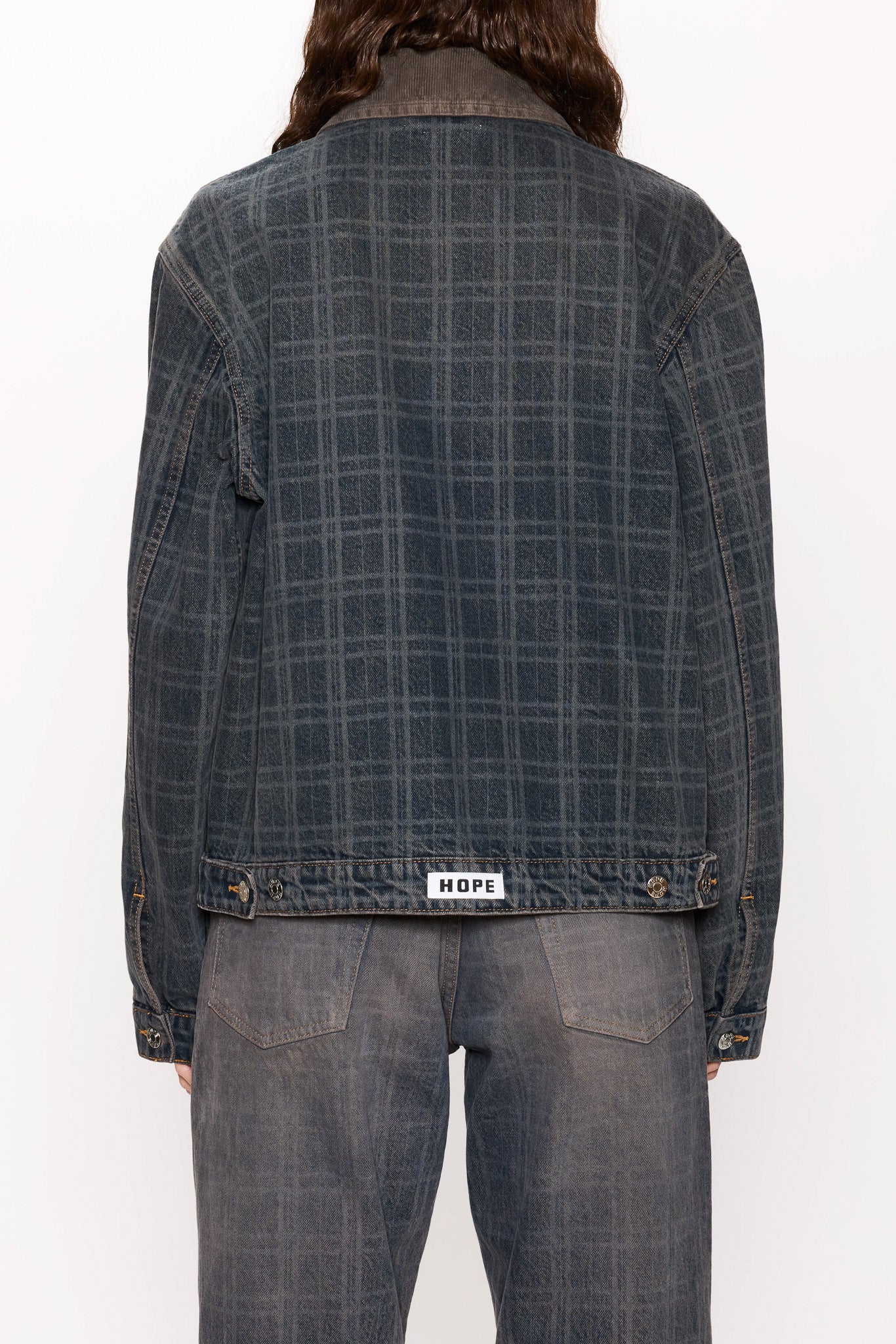 Zip-Up Denim Jacket - Image 6